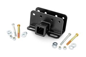 Ford Bronco Receiver Hitch - Rear - Rough Country - Gloss Black - '21-'25